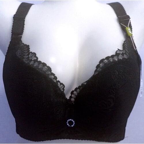 D.N goddess C D E Cup Lace Push Up Bra Comfy Women Underwire Brassiere Full Coverage Underwear Non padded Plus Size Brassiere