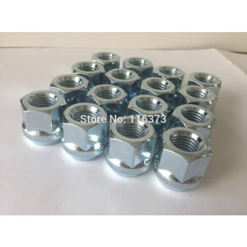 20PCS OPEN END BULGE ACORN WHEEL LUG NUTS 12X1.5 ZINC FINISH for Toyota Camry 1986-2014