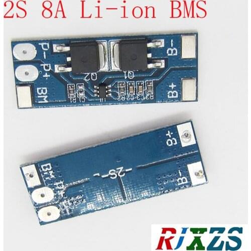 4PCS/a lot 2S 8A 8.4V lipo lithium Polymer BMS/PCM/PCB battery protection circuit board for 2 Packs 18650 Li-ion Battery Cell