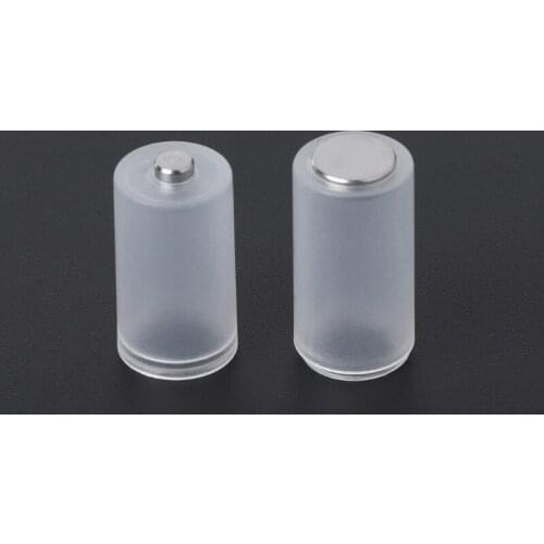 4Pcs AAA To AA Size Portable Battery Converter Adapter Spacer Switcher Case Box M5TE