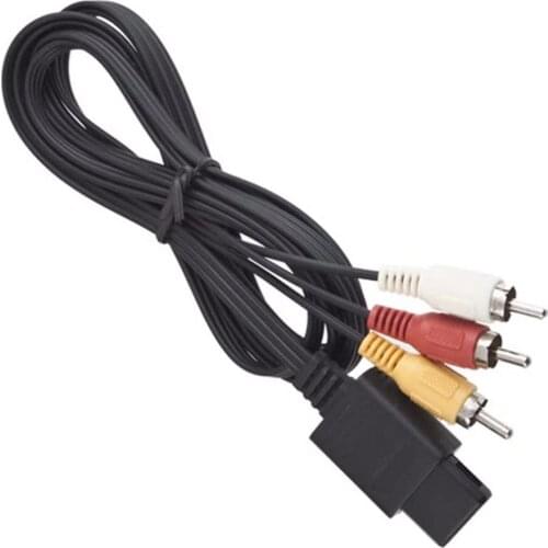 AV TV RCA video cable cable for game cube/for SNES GameCube/Nintendo 180cm length cable for N64 64 wholesale store
