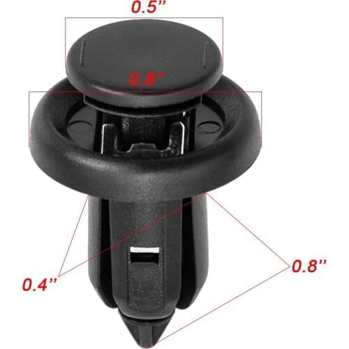 Automotive Fasteners Are Suitable for Honda Accord Bumper Through-Core Nail Expansion Pin Composite Plastic Rivet(100pcs) 1133