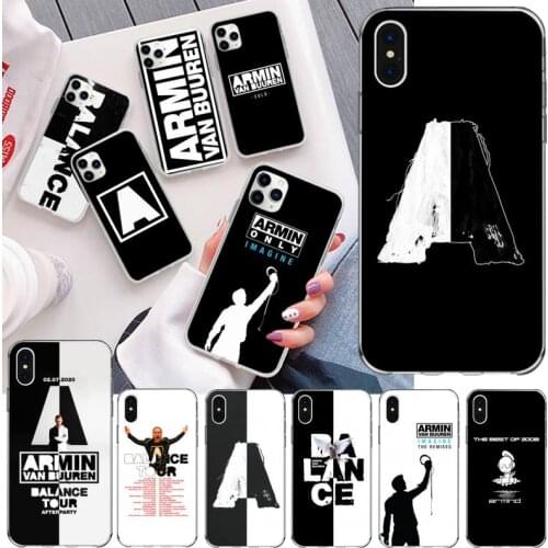 Armin van Buuren Phone Case For iphone 12 11 Pro Max Mini XS Max 8 7 6 6S Plus X 5S SE 2020 XR Silicone Soft Cover