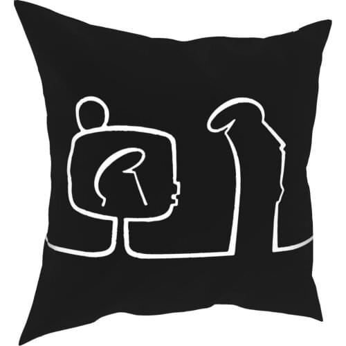 La Linea Cartoon Pillowcase Soft Polyester Cushion Cover Decor Pillow Case Cover Chair Drop Shipping 40*40cm