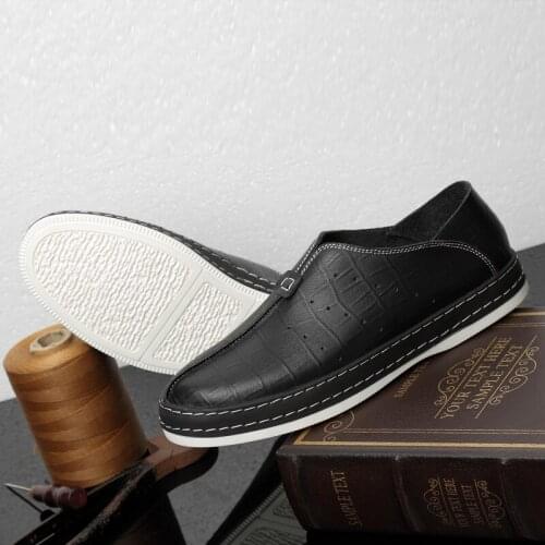 Cuero male casual sapato sapatos casuales 2020 for sale para flat man causal zapatos breathable Mens hot mens mens shoe spring