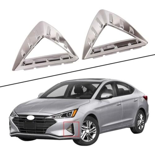 ABS Electroplating Front Fog Lamp Frame Decoration For Hyundai 2019 Elantra