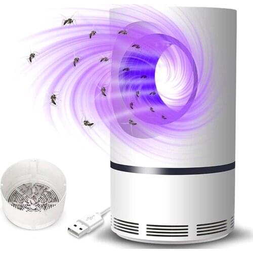 Electric Indoor USB Mosquito Repellent Killer Silent Killing Pest Repellents LED Ultraviolet Light Trap Lamp