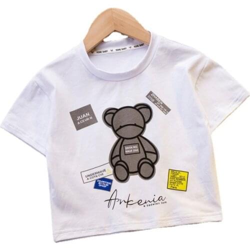 New Summer Baby Girl Clothes Children Boys Cartoon Cotton T-Shirt Toddler Casual Costume Infant Sports Clothing Kids Tracksuits