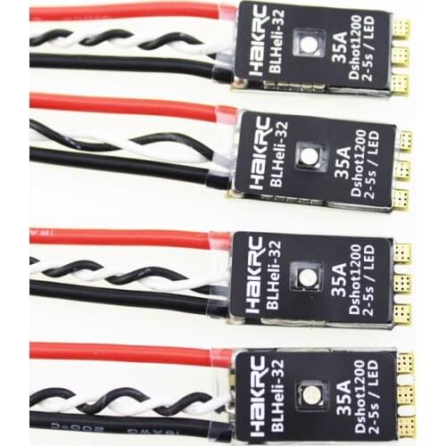 HAKRC BLHeli_32 Bit 35A 2-5S ESC Built-in LED Support Dshot1200 Multishot for RC Models Multicopter Spare Part Frame DIY