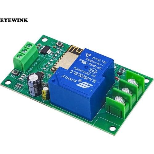 DC 7-80 / 5V power supply esp8266 WiFi 1 channel 30A relay module ESP-12F