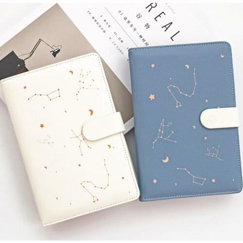 Constellation Story A5 Constellation Handbook Travel Diary Dream Fantasy Color Page Illustrator Starry Magnetic Buckle Handbook