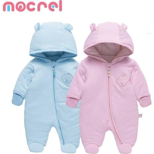Newborn Baby Clothes Size 0 Year Old Half a Baby Autumn Winter Newborn Jumpsuits Clip Cotton Baby Clothes Overalls For Kids