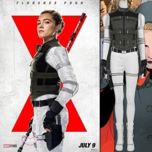 Black Widow Yelena Belova Cosplay Costume Adult Unisex Jumpsuit Battle Uniform Outfit Halloween Carnival Costume Movie