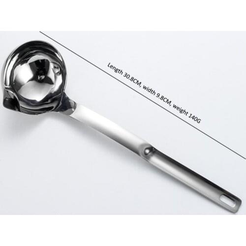 Kitchen Accessories Gravy Oil Soup Fat Separator Colander Spoon Filter Grease Spoon Cooking Tools Home Gadgets Kitchen Supplies
