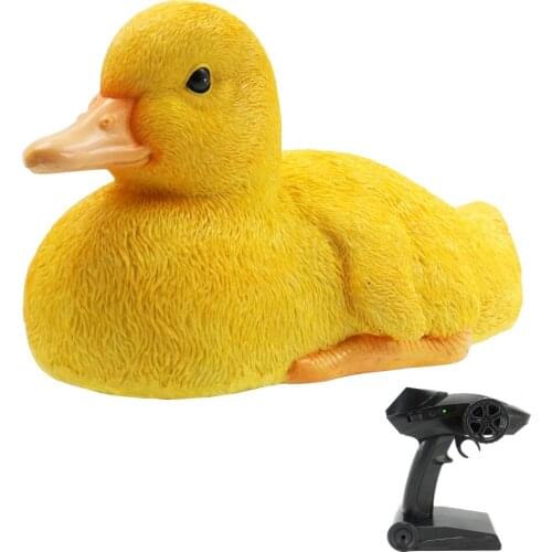 2.4Ghz 2CH Flytec V203 RC Boat RC Duck Boat Hunting Motion Remote Control Boat Waterproof for Swimming Pool with 1/2 Battery