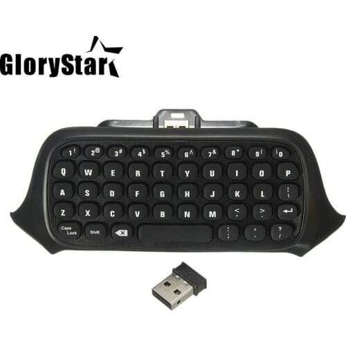 Small 2.4G USB Mini Wireless Chatpad Message 47 Keys Keyboard Keypad Game Controller Wireless Keyboard Black/White for XBOX ONE