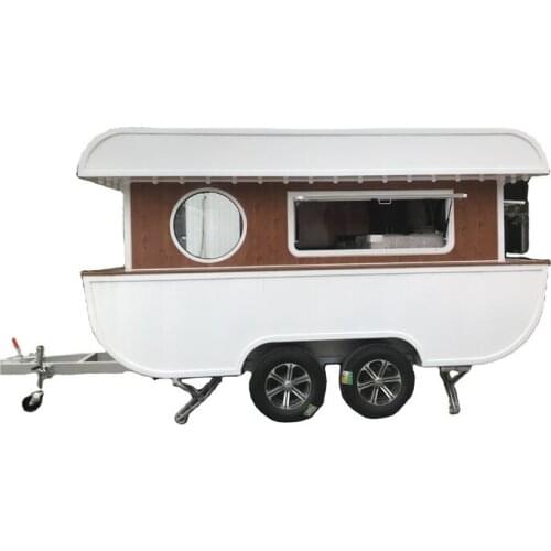 Mobile Street Ice Cream Trailer VIN Number Mobile Fast Food Conssion Cart Kiosks Coffee Vans For Sale In Europe