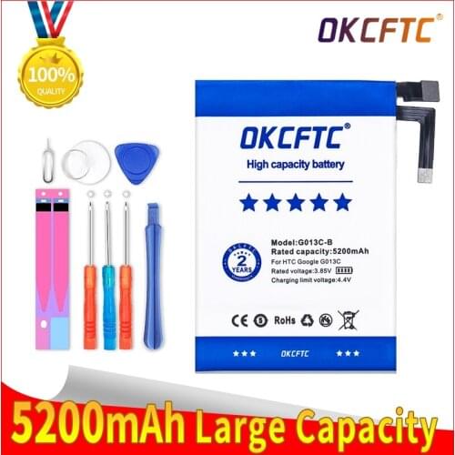 OKCFTC 5200mAh Original Replacement Battery G013C-B For Google Pixel 3 Pixel3 Pixel 3XL Phone Batteries
