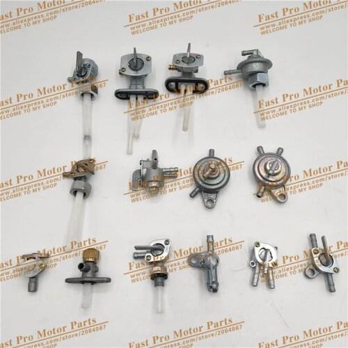 Multiple types Motorcycle Fuel On/Off Valve Switch Petcock Oil Tank Hose Tap For Scooter Motorcycle Motorbike ATV MINI MOTOR
