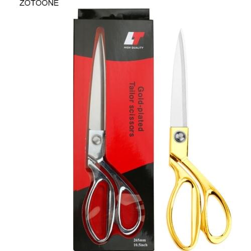Tailor Scissors 8.5/9.5/10.5 Inch Stainless Steel Garment Scissors Galvanized Alloy Handle Leather Trousers Thread Scissors G