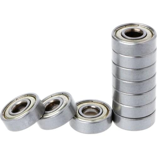 Deek Robot 10Pcs/set Ball Bearing 608ZZ 623ZZ 624ZZ 625ZZ 626ZZ 688ZZ Mini Metal Double Shielded Flanged For 3D Printer Parts