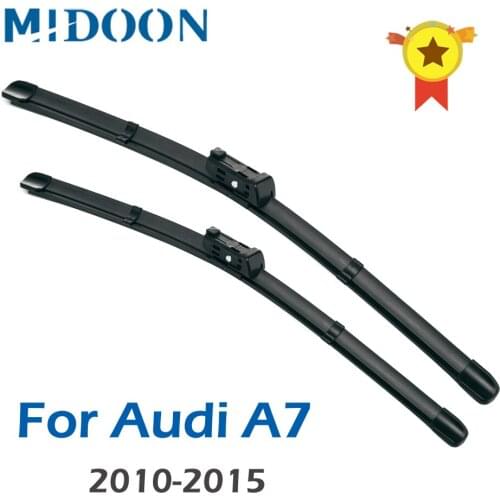 MIDOON Wiper Blades for Audi A7 Fit Push Button Arms 2010 2011 2012 2013 2014 2015