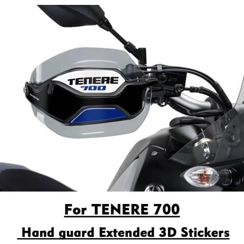 TENERE 700 motorcycle accessories 3D gel stickers FOR YAMAHA Tenere 700 T700 T7 XTZ690 2020 original hand guard sticker