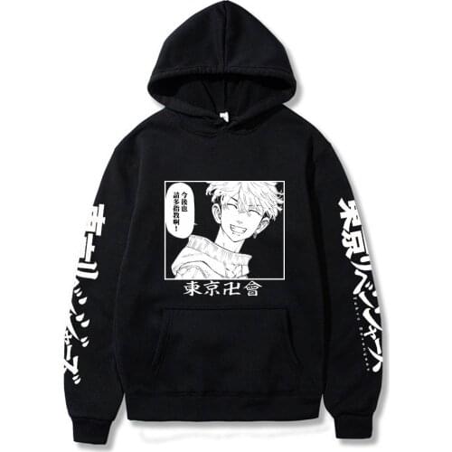 Tokyo Revengers Men Women Long Sleeve Anime Manga Funny Pullovers Japanese Streetwear Hoodies