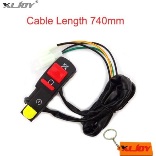 Universal Electric Kill Start Switch 4 Wires For 50cc 110 150 200 250 cc Pit Dirt Bike ATV Quad Motor Moped Scooter Motorcycle