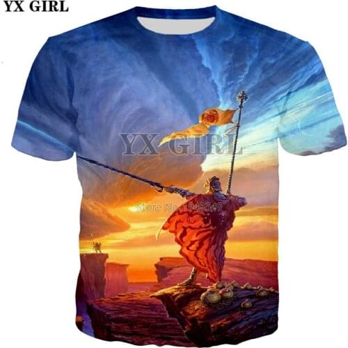 YX GIRL Brand T-shirt 2018 summer New Fashion t shirts powerboats /candidate deathmatch by malach 3d Print Mens Womens t shirt