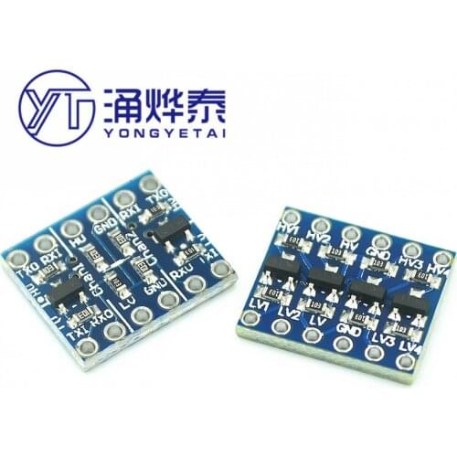 YYT 10PCS 5V-3V IIC UART SPI etc. 2 way/4 way level conversion module 2 way/four way pin header