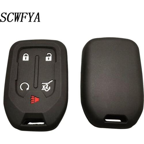 Car key Protect shell For GMC 2018 2019 Terrain for Chevrolet Suburban Acadia Remote Silicone Cover Case
