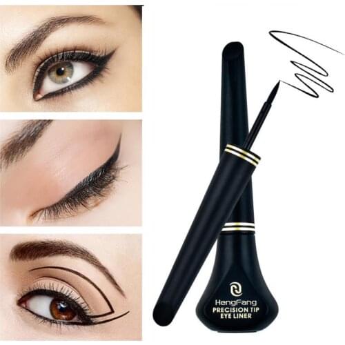Black Liquid Eyeliner Waterproof Sweatproof Not Easy To Fade Eyeliner Pencil Long Lasting Eye Lienr Pen Makeup Cosmetics TSLM1