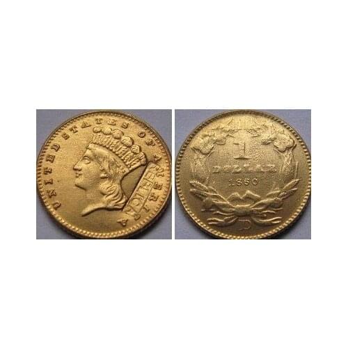 1 GOLD 1860-D copy coins FREE SHIPPING