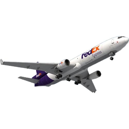 1:100 Fedex MD-11 Aircraft DIY 3D Paper Card Model Building Sets Construction Toys Educational Toys Model