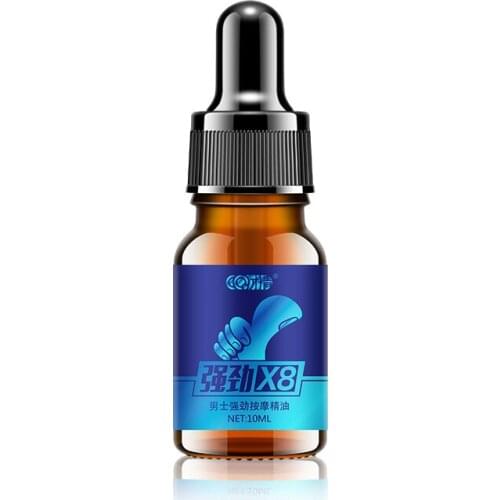 10ML Penis Enlargement Essential oil Increase XXL Size Erection Sex Products Plant extracts Anti-Premature Aphrodisiac for Man