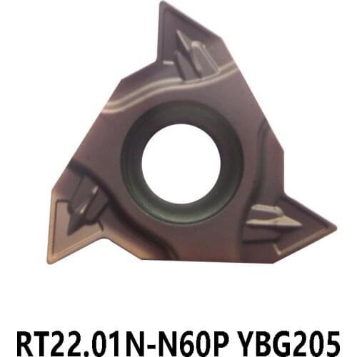 100% Original 22IR RT22.01N-N60P YBG205 processing Stainless Steel CNC Cutter Carbide Inserts Turning Tools 10pcs/box