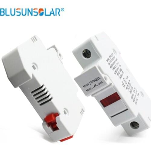 5 Pieces Solar PV Fuse Holders Fuse Link With LED Indicator Light For Fusible 1000V DC Waterproof With High Quality Solar
