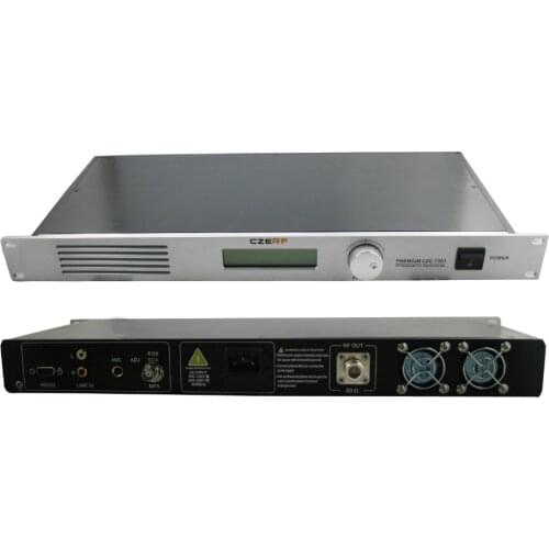 50W CZE-T501 FM transmitter 0-50w power adjustable radio broadcaster RDS port 1/4 ANTENNA kit
