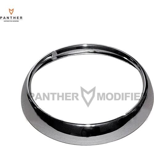 7" Chrome Motorcycle Headlight Headlamp Trim Ring case for Harley Electra Street Glide Touring