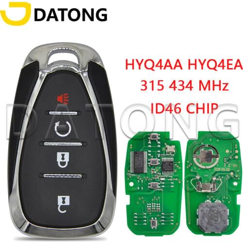 Datong World Car Remote Key For Chevrolet Camaro Equinox Cruze Malibu Spark ID46 315/434 Mhz Auto Smart Control Keyless Entry
