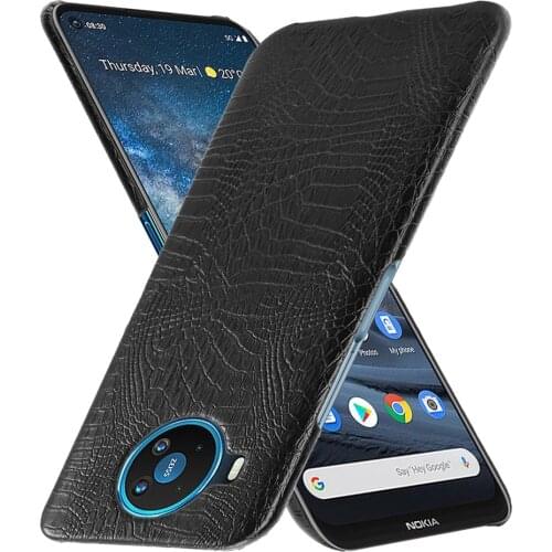 Case For NOKIA 8.3 Luxury Crocodiel Texture PU Leather Back Hard Plastic Case Cover For Nokia 8.3 Nokia8.3 5G TA-1243 TA-1251