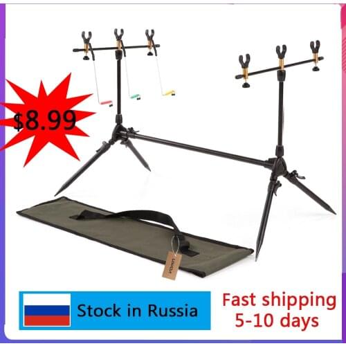 Fishing Rods Holder Adjustable Retractable Carp Pod Stand Holder Fishing Pole Stand Tackle Accessory Bracket For Carp Fishing