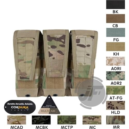 Emerson Tactical Modular Triple Magazine Pouch CP Style MOLLE Mag Carrier Ammo Holder For M4 M16 AR15 5.56 .223 Magazine Pouch