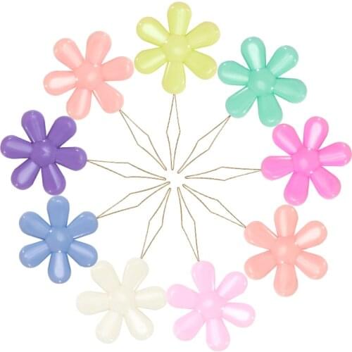 KAOBUY 10/20/50Pcs Random Color Elderly Easy Sewing Needle Threader Flower Shape Threader Garment Sewing Needlework