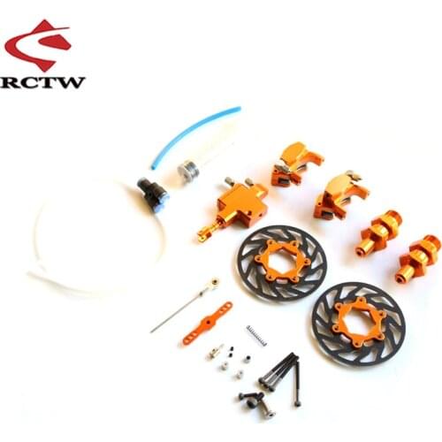 Front Hydraulic Brake System Set for 1/5 HPI Rofun Baha Km Rovan Baja 5B Truck Spare Toys Parts