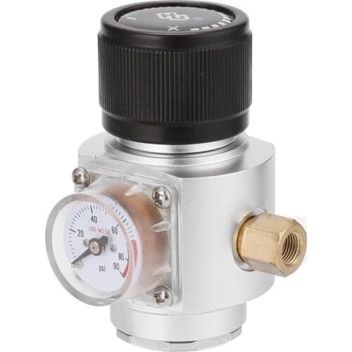 Homebrew CO2 Mini Gas Regulator 0-30 PSI Keg Charger with 3/8" Thread for Beer Keg Brewing