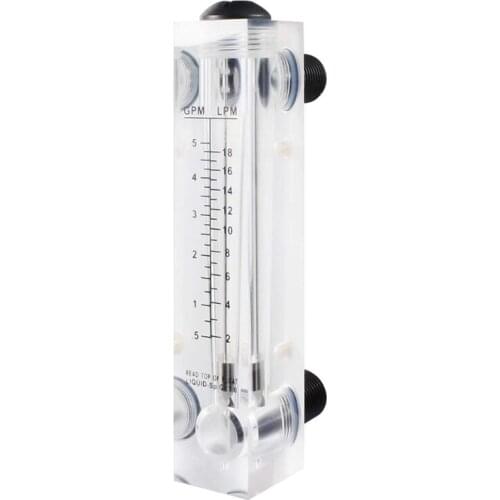 Multicolor Acrylic 3M-15 0.5-5GPM 2-18LPM Oxygen Air Gas Flowmeter with Control Valv-e for Oxygen Adjustable