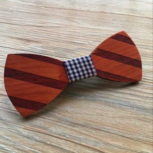 Fashion Detachable Collar Mens Tie Rhinestone Bow Ties Elegant Wooden Bow Tie Men Neckties Mens Gifts