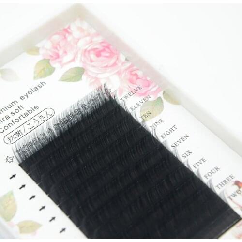 NEW 0.05/0.07 Silk protein Curvature does not rebound eyelashes extension false eyelashes individual eyelashes mink silk lshses